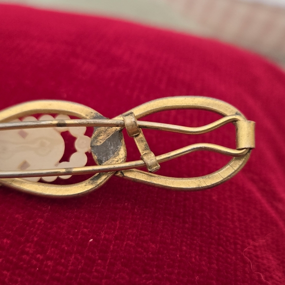 Pearlized Antique Victorian Downton Abbey Hair Clip Barett - Picture 4 of 6